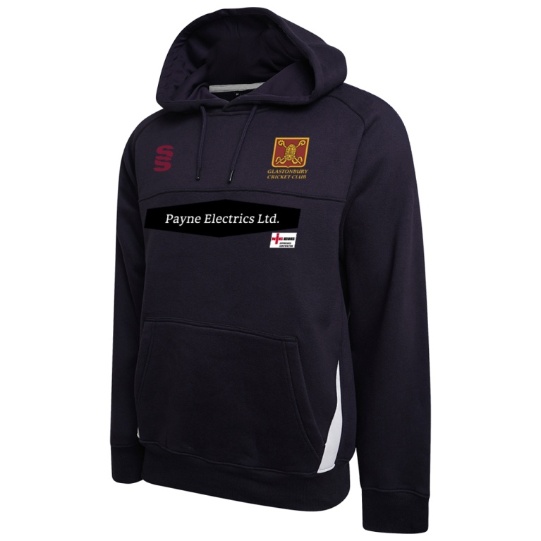 GLASTONBURY CC Fuse Hoody : Navy / White
