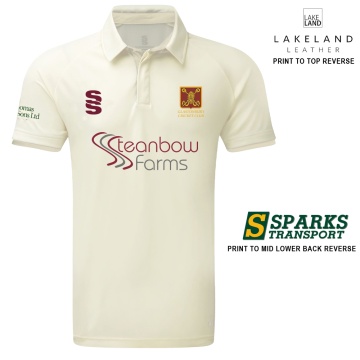 GLASTONBURY CC Dual Cricket Shirt Short Sleeve