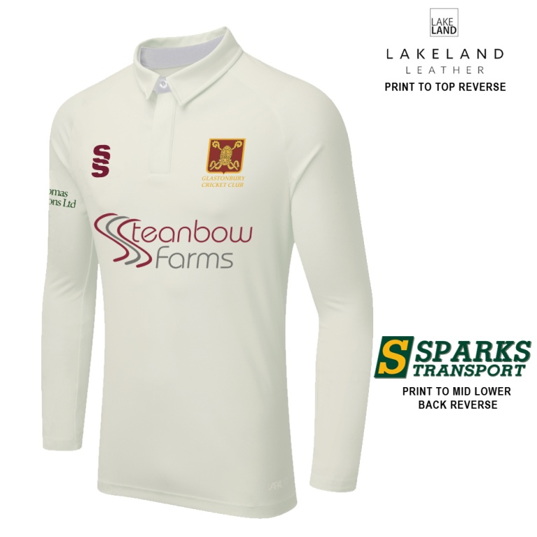 GLASTONBURY CC Dual Cricket Shirt Long Sleeve