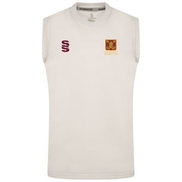 GLASTONBURY CC BLAST SLEEVELESS SWEATER - Ivory