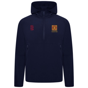 GLASTONBURY CC Dual Elite 1/4 Zip Hoody / Rain Jacket : Navy
