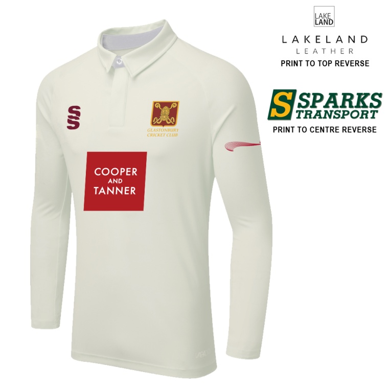 GLASTONBURY CC Dual Cricket Shirt Long Sleeve